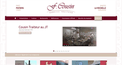 Desktop Screenshot of cousintraiteur.com